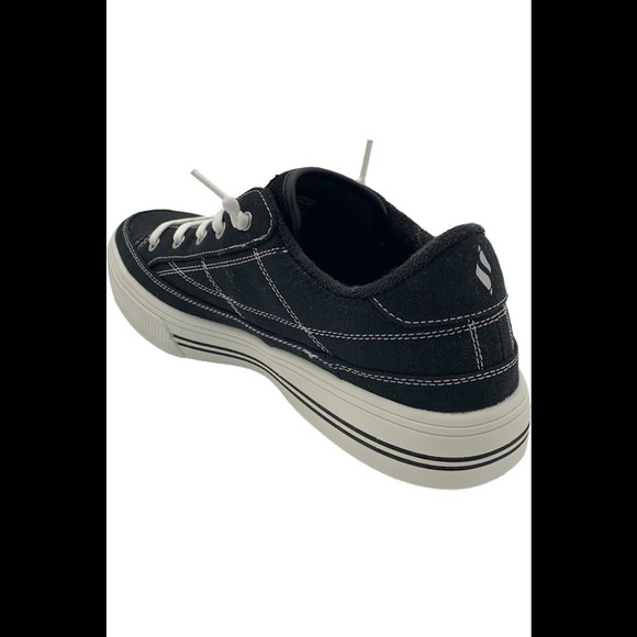 Skechers Arch Fit Washable Canvas Slip-On Arcade Black - Wide - Picture 2 of 3